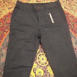 Asos Skinny Fit Cropped Chinos navy blue